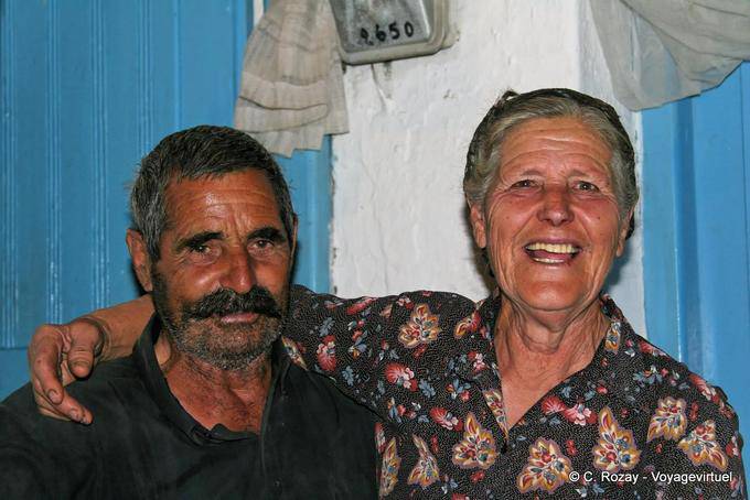 Lassithi, le couple sympa de Tzermiado - Crète, Grèce