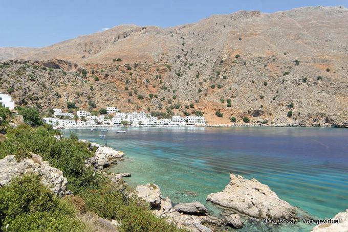 Loutro, ex Phoenix, ancien port d'Anapolis - Crète, Grèce