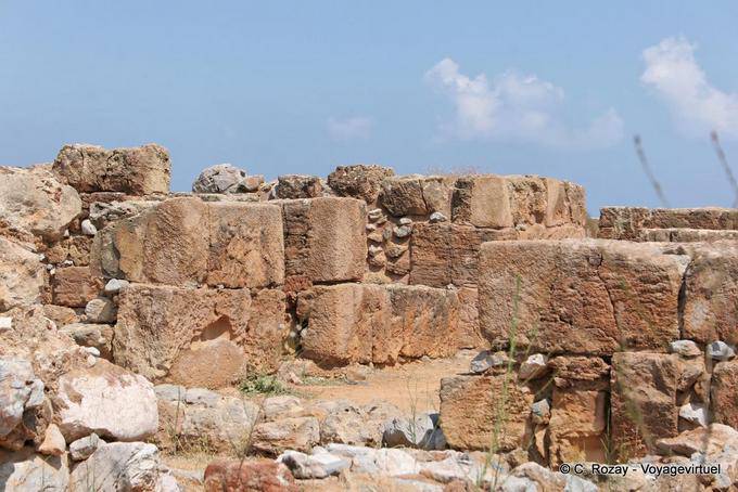 Vestiges sur le site de Malia - Crète, Grèce