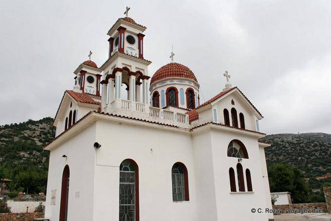 Eglise à Ammoudari sur le plateau d'Askifou - Crète, Grèce