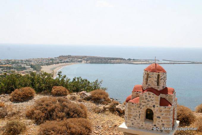 Panorama sur la péninsule de Palaiochora - Crète, Grèce