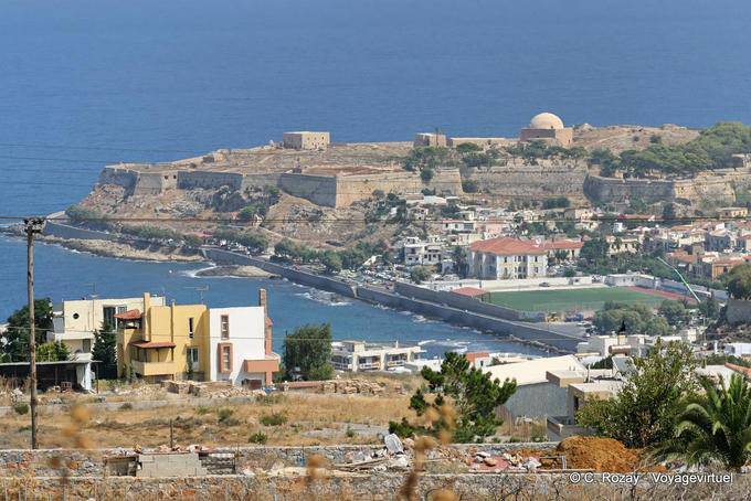 Réthymnon, vue sur la forteresse vénitienne (Frourio) construite entre 1574 et 1582 - Crète, Grèce