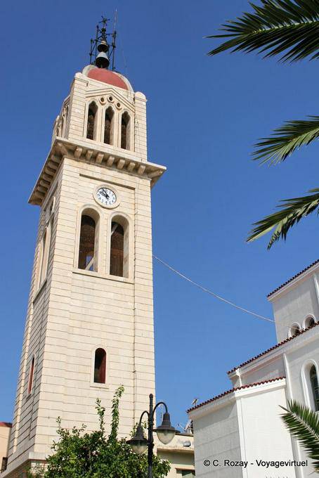 Réthymnon, le clocher de la cathédrale - Crète, Grèce