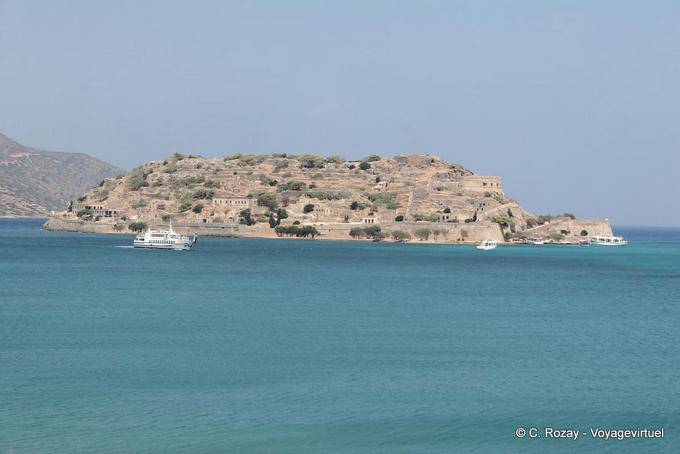 Spinalonga, l'île forteresse de Kalidon - Crète, Grèce