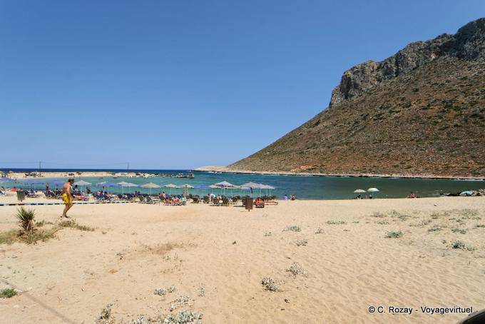 Stavros, Akrotiri, la plage - Crète, Grèce