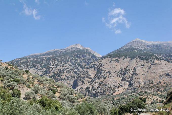 Paysage de montagne vers Grigoria - Crète, Grèce