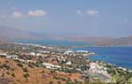 Vue sur la Mirabello Bay, Elounda, Crète.