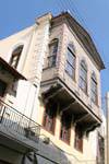 Réthymnon, maison ottomane avec façade à encorbellement, Crète.