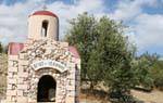 Ex-voto Agios Ioannis sur la route entre Grigoria et Zaros, Crète.