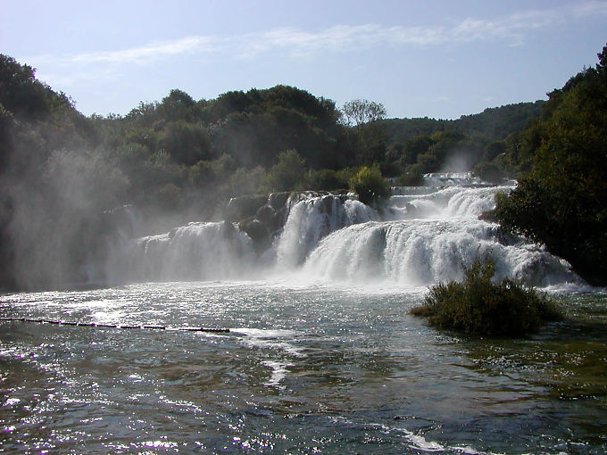 Chutes à Skradinski Buk, Krka parc national - Croatie
