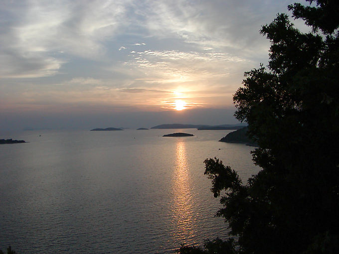 Tribunj, coucher de soleil dalmate - Croatie