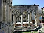 Arcades du péristyle, Diocletians palace, Split, Croatie.