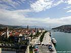 Trogir, vue générale de la riva, Croatie.