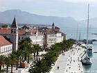 Riva, front de mer, Trogir, Croatie.