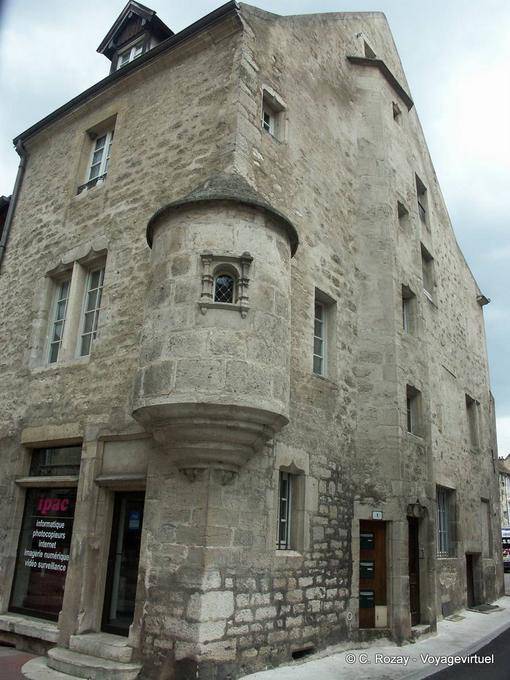 Echauguette de la maison Odin de la Tour, rue du Mont Roland, Dole - France
