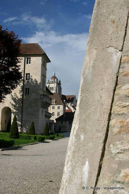 Carte postale lumières de Dole - France