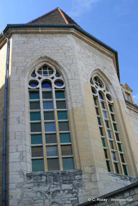 Détail architectural du Couvent des Cordeliers, Dole, Jura - France