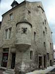 Echauguette de la maison Odin de la Tour, rue du Mont Roland, Dole, France.