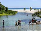 Baignade vers la playa Los Patos, Rép. Dominicaine.