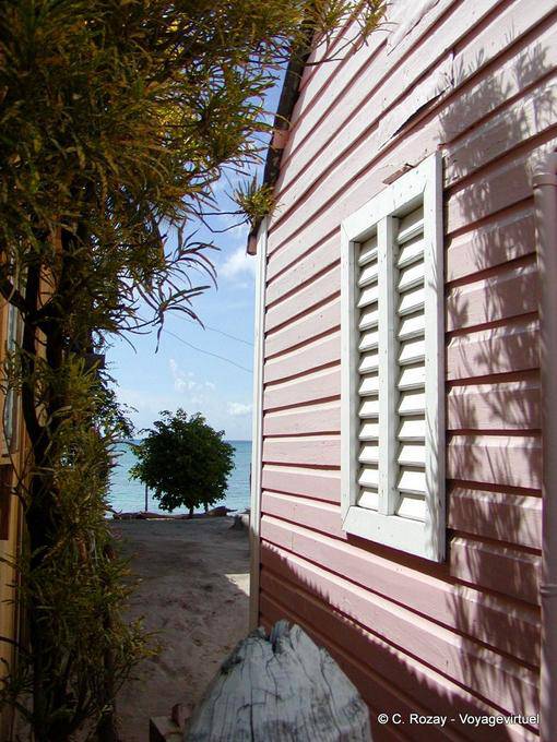 Case rose sur la plage, Bayahibe - Rép. Dominicaine
