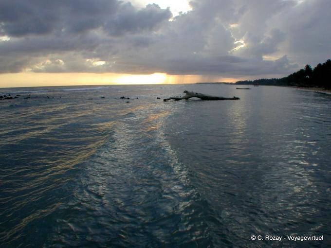 Atmosphère sur la mer au couchant, Juan Dolio - Rép. Dominicaine
