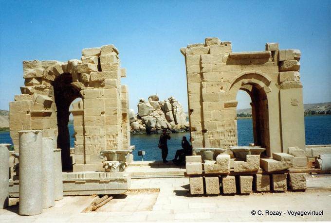 Porte romaine, Temple de Philae - Égypte