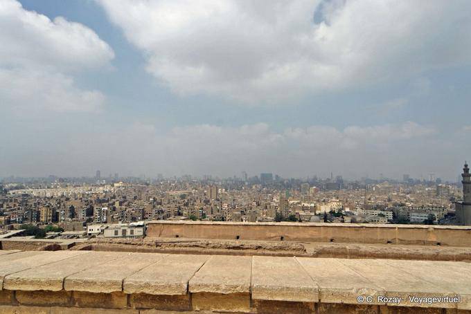 Le Caire, par-dessus le mur de la citadelle - Égypte