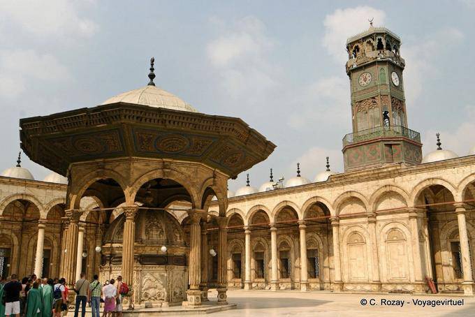 Sabil et Horloge Louis-Philippe, mosquée de Méhémet-Ali, Le Caire - Égypte