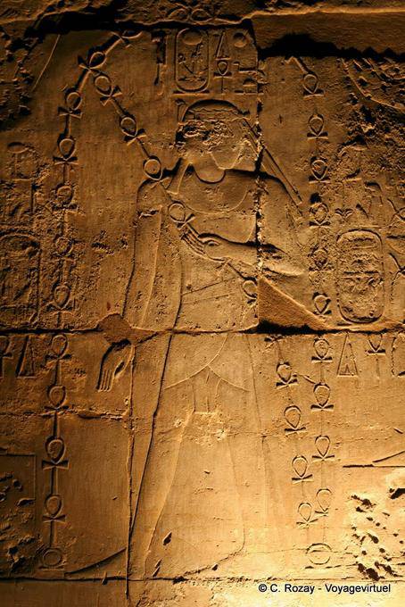 Relief représentant Alexandre le Grand, Louxor - Égypte