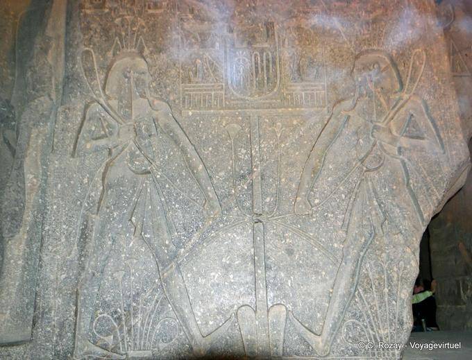 Unification de la Haute et de la Basse égypte, Temple de Louxor - Égypte