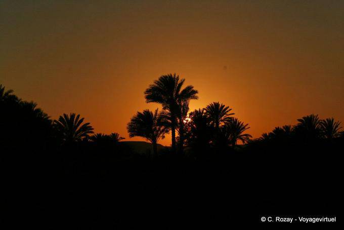 Lumière du Nil au couchant - Égypte