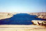 En-dessous du Al Sad Al Aali, haut barrage, Assouan, Egypte.