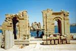 Porte romaine, Temple de Philae, Egypte.
