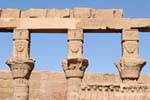 Le Kiosque du Vestibule de Nectanebo, Temple de Philae, Egypte.