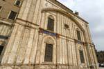 Une partie de la façade de la mosquée de Méhémet-Ali, Le Caire, Egypte.