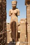 Amonet au visage d'Ankhesenpaton, statue, temple de Karnak, Egypte.