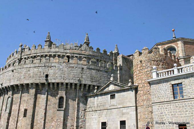 Ávila, Cimorro de la cathédrale del Salvador - Espagne