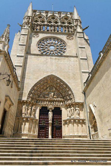 Puerta del Sarmental, Cathédrale de Burgos - Espagne