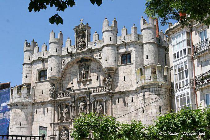 Burgos, Arco Santa Maria - Espagne