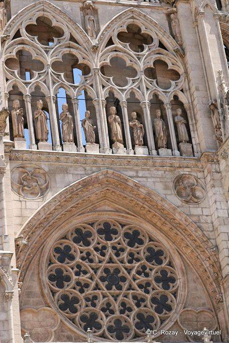 Rosace de la cathédrale, Burgos - Espagne