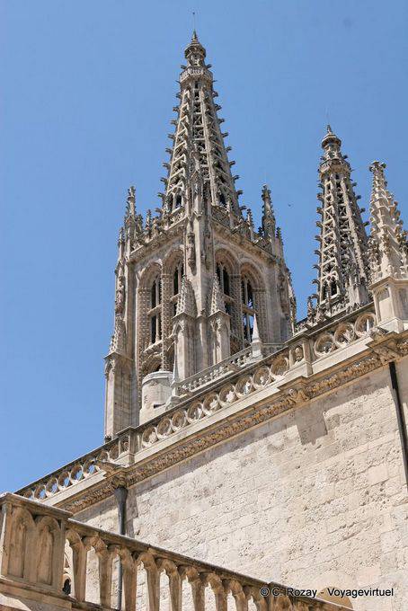 Flèches ajourées de Jean de Cologne, cathédrale Santa Maria de Burgos - Espagne