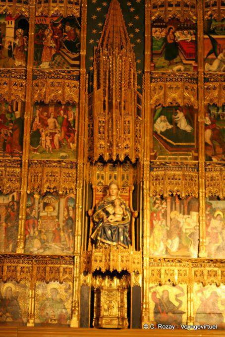 Rétable renaissance de Juan de Valmaseda (1524), cathédrale de León - Espagne