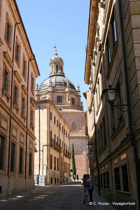 Dans la Calle Cardenal Pla y Deniel, Salamanque - Espagne