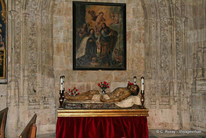 Gisant de Jésus, cathédrale de Salamanque - Espagne