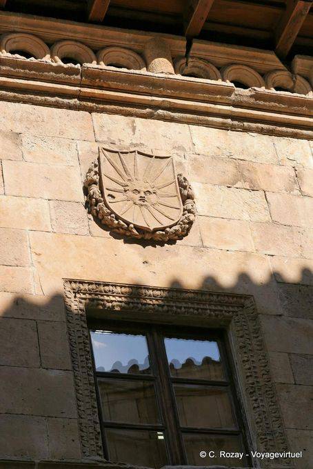 Soleil de pierre, casa de Francisco Solis, Salamanque - Espagne