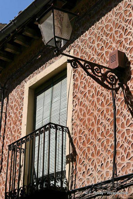 Décoration typique du mur d'une maison, Ségovie - Espagne