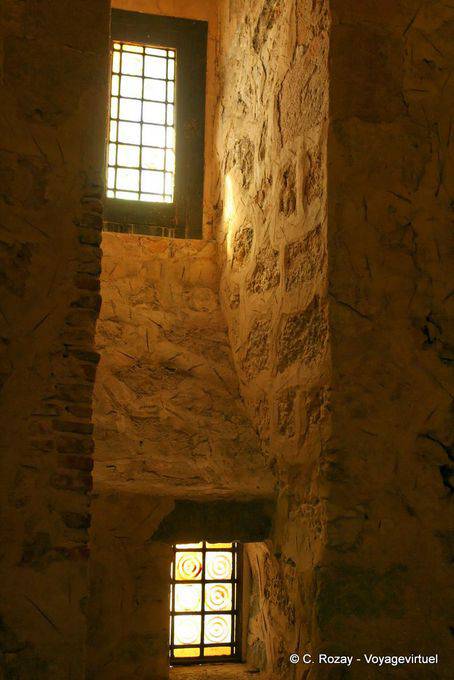 Fenêtres et épaisseur de mur, Alcazar de Ségovie - Espagne