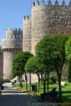 Ondulations de la muraille fortifiée, Ávila, .