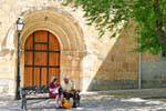 Causerie sur le banc, Ávila, Espagne.