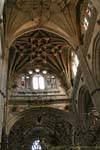 Voûte baroque de la Nouvelle Cathédrale, Salamanque, Espagne.